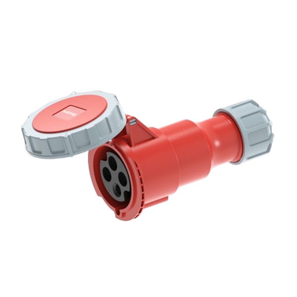 Ổ cắm di động có kẹp giữ dây 4 cực, 16A, IP67 mã MPN2-2142 MPN2-2142 MPE
