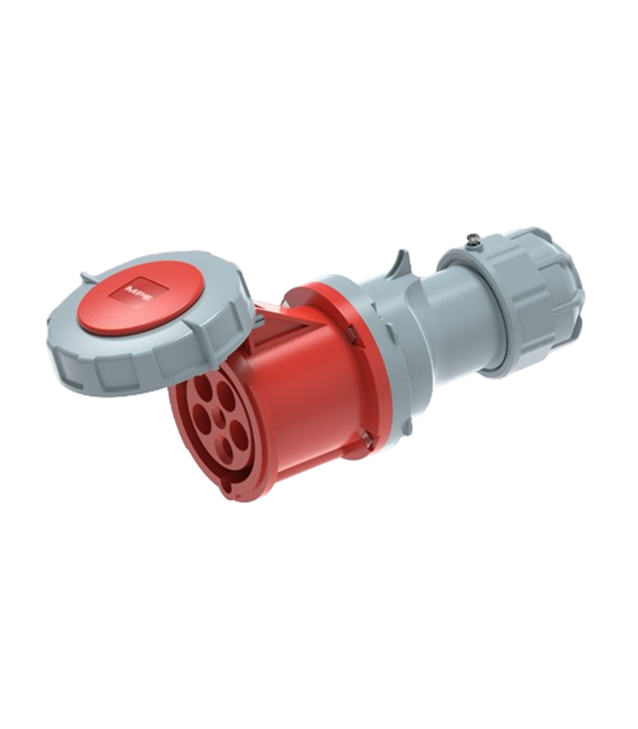 Ổ cắm di động có kẹp giữ dây 5 cực, 63A, IP67 mã MPN2-2352 MPN2-2352 MPE