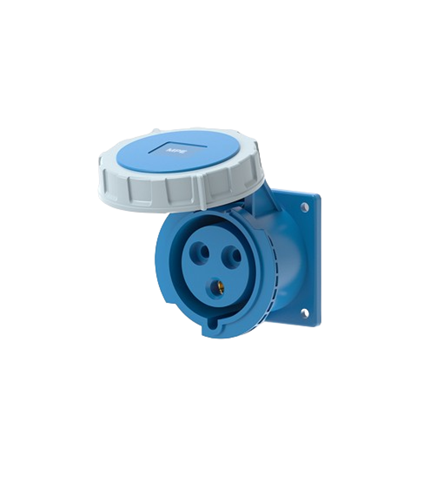 MPN2-3132-0-78 Ổ cắm loại cố định bắt trên bảng điện 3 cực, 16A, IP67 mã MPN2-3132 MPN2-3132 MPE
