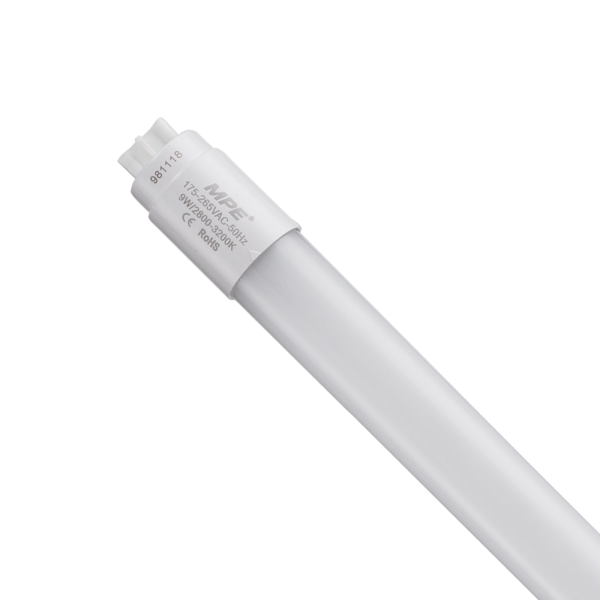 LED tube nhựa nano 0.6m 9W ánh sáng vàng NT8-60V NT8-60V MPE
