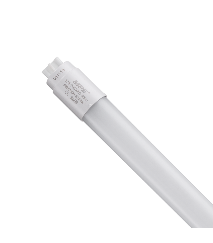 LED tube nhựa nano 0.6m 9W ánh sáng vàng NT8-60V NT8-60V MPE