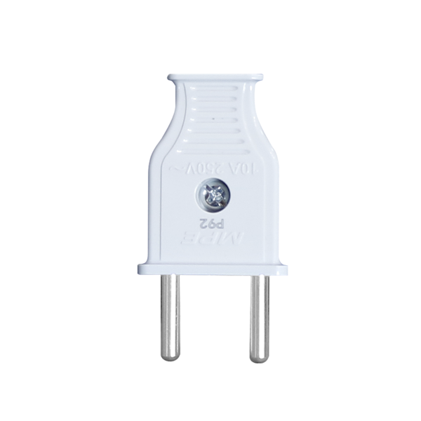 Phích cắm 2 chấu tròn 4.5mm, 10A-250V mã PL2 PL2 MPE