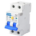Cầu dao bảo vệ dòng rò, quá tải và ngắn mạch RCBO2 2 cực, 20A, 30mA, 6kA mã RCBO2-30/220 RCBO2-30/220 MPE