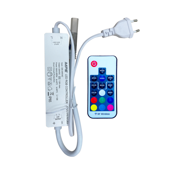 Driver & Remote RF dùng cho dây 2835RGB, công suất 400W, IP20, RF-2835RGB RF-2835RGB MPE
