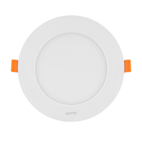 LED Panel âm trần nhựa mặt tròn 9W ánh sáng vàng RPE-9V RPE-9V MPE