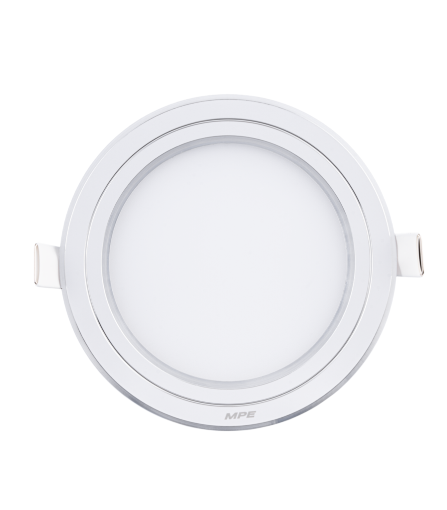 LED Panel âm trần nhôm viền bạc mặt tròn 12W phi nhỏ - 3 chế độ màu RPL-12S/3C/S RPL-12S/3C/S MPE