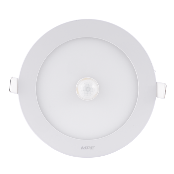 LED Panel âm trần nhôm, mặt tròn, cảm biến chuyển động 12W ánh sáng trắng RPL-12T/MS RPL-12T/MS MPE
