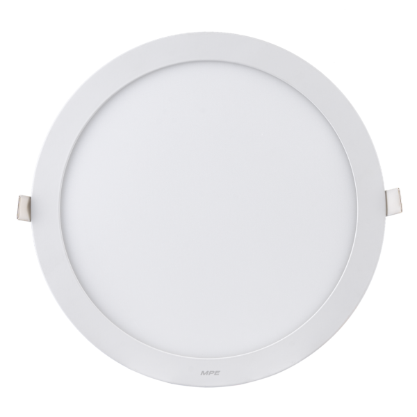 LED Panel âm trần nhôm, mặt tròn, điều chỉnh độ sáng 24W ánh sáng trắng RPL-24T/DIM RPL-24T/DIM MPE