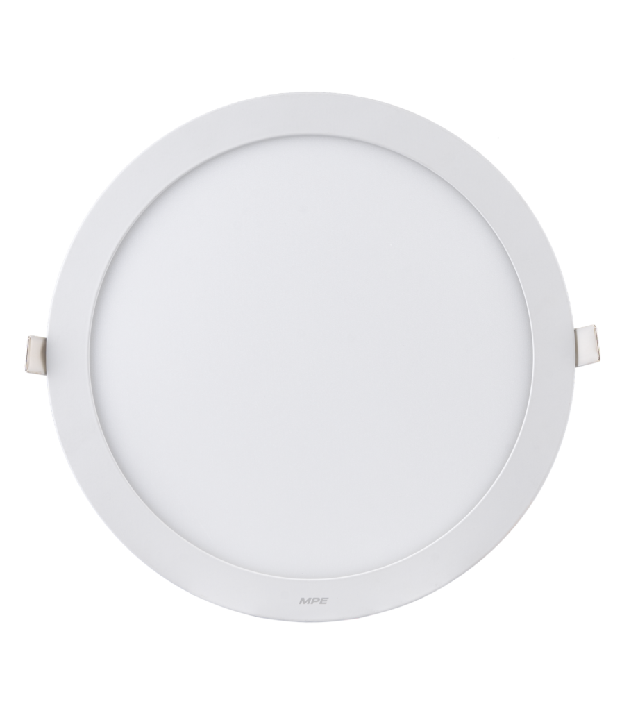 LED Panel âm trần nhôm, mặt tròn, điều chỉnh độ sáng 24W ánh sáng trắng RPL-24T/DIM RPL-24T/DIM MPE