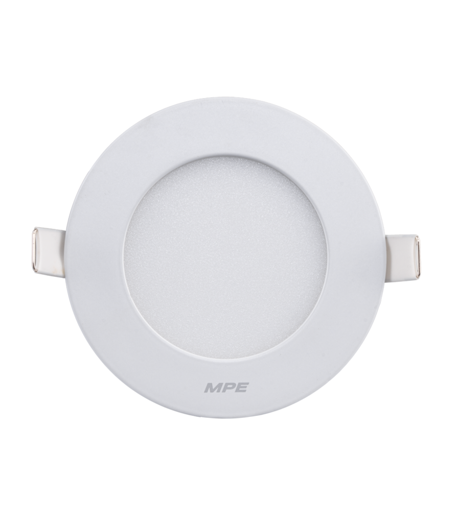 LED Panel âm trần nhôm, mặt tròn, điều chỉnh độ sáng 6W ánh sáng vàng RPL-6V/DIM RPL-6V/DIM MPE
