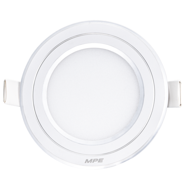 LED Panel âm trần nhôm viền bạc mặt tròn 7W ánh sáng trắng RPL-7T/S RPL-7T/S MPE