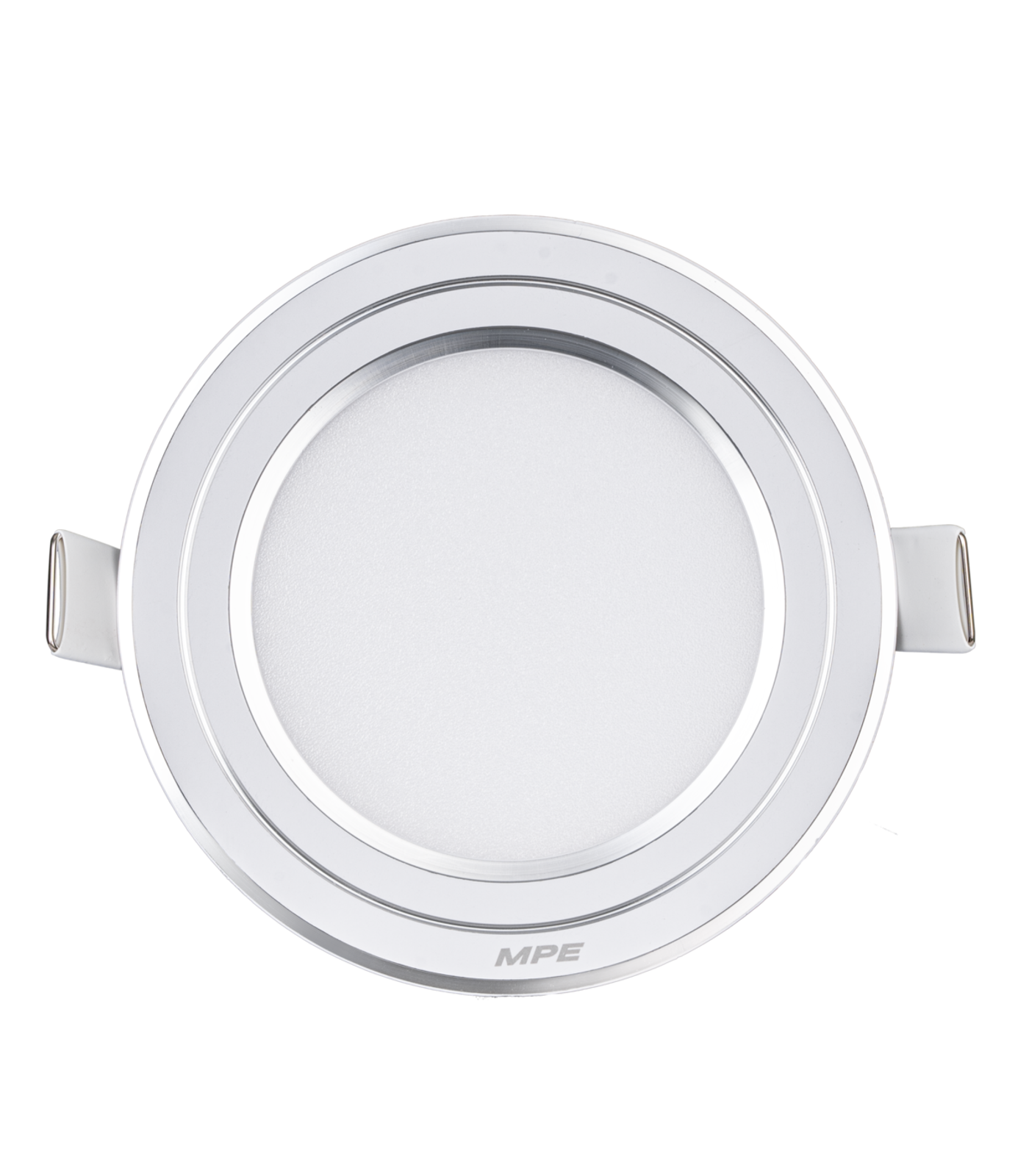 RPL-9S-3C-S-0-78 LED Panel âm trần nhôm viền bạc mặt tròn 9W phi nhỏ - 3 chế độ màu RPL-9S/3C/S RPL-9S/3C/S MPE