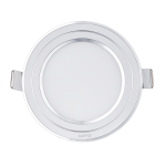 LED Panel âm trần nhôm viền bạc mặt tròn 9W phi nhỏ ánh sáng trắng RPL-9ST/S RPL-9ST/S MPE