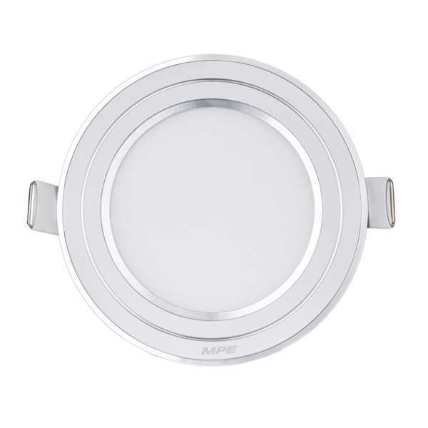 LED Panel âm trần nhôm viền bạc mặt tròn 9W phi nhỏ ánh sáng trắng RPL-9ST/S RPL-9ST/S MPE