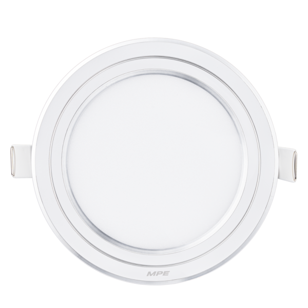 LED Panel âm trần nhôm viền bạc mặt tròn 9W ánh sáng trắng RPL-9T/S RPL-9T/S MPE