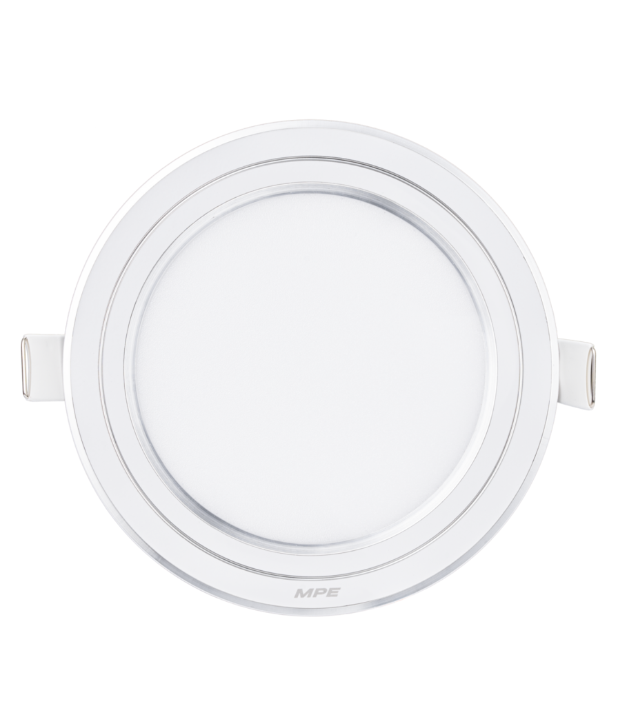 LED Panel âm trần nhôm viền bạc mặt tròn 9W ánh sáng trắng RPL-9T/S RPL-9T/S MPE