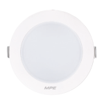 LED Panel âm trần nhựa mặt tròn 6W - 3 chế độ màu RPL2-6/3C RPL2-6/3C MPE