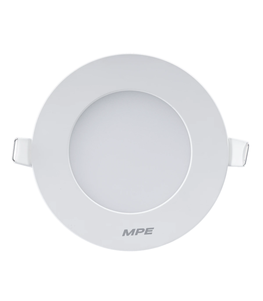 LED Panel âm trần nhựa mặt tròn 7W ánh sáng vàng RPL3-7V RPL3-7V MPE