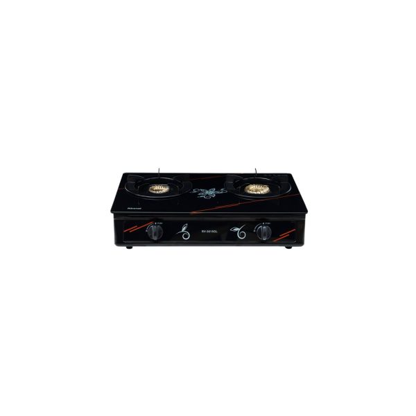Bếp gas để bàn 599mm kính cường lực cả 2 mặt - RV-3615GL(FM)