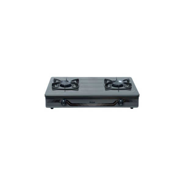 Bếp gas để bàn 702mm mặt bếp phủ men - RV-370(GM)N