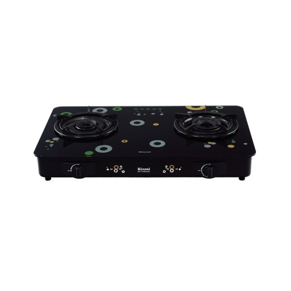 Bếp gas để bàn 604mm mặt kính cường lực - RV-615Slim(GL-Bubble)