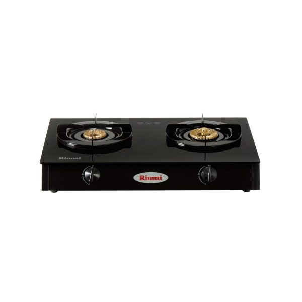 Bếp gas để bàn 608mm kính cường lực cả 2 mặt - RV-6Double Glass(B)