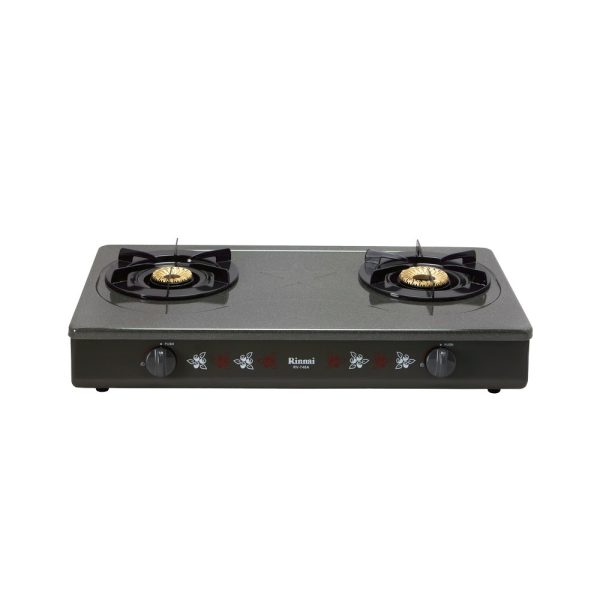 Bếp gas để bàn 702mm mặt bếp phủ men - RV-740A(GR)