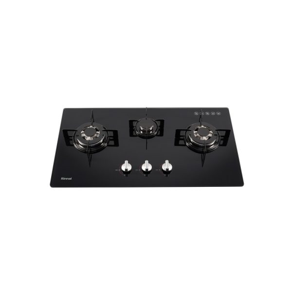 Bếp gas âm 750mm 3 lò nấu - RVB-312BG