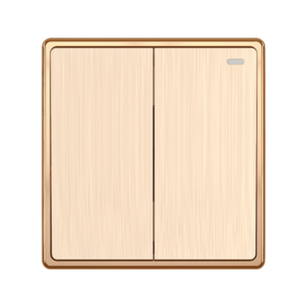 Mặt 2 công tắc 1 chiều 16A - 250V KT86x89mm mã S702 S702 MPE