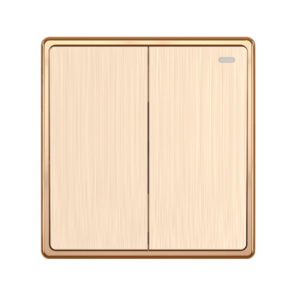 Mặt 2 công tắc 2 chiều 16A - 250V KT86x89mm mã S702M S702M MPE
