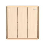 Mặt 3 công tắc 1 chiều 16A - 250V KT86x89mm mã S703 S703 MPE