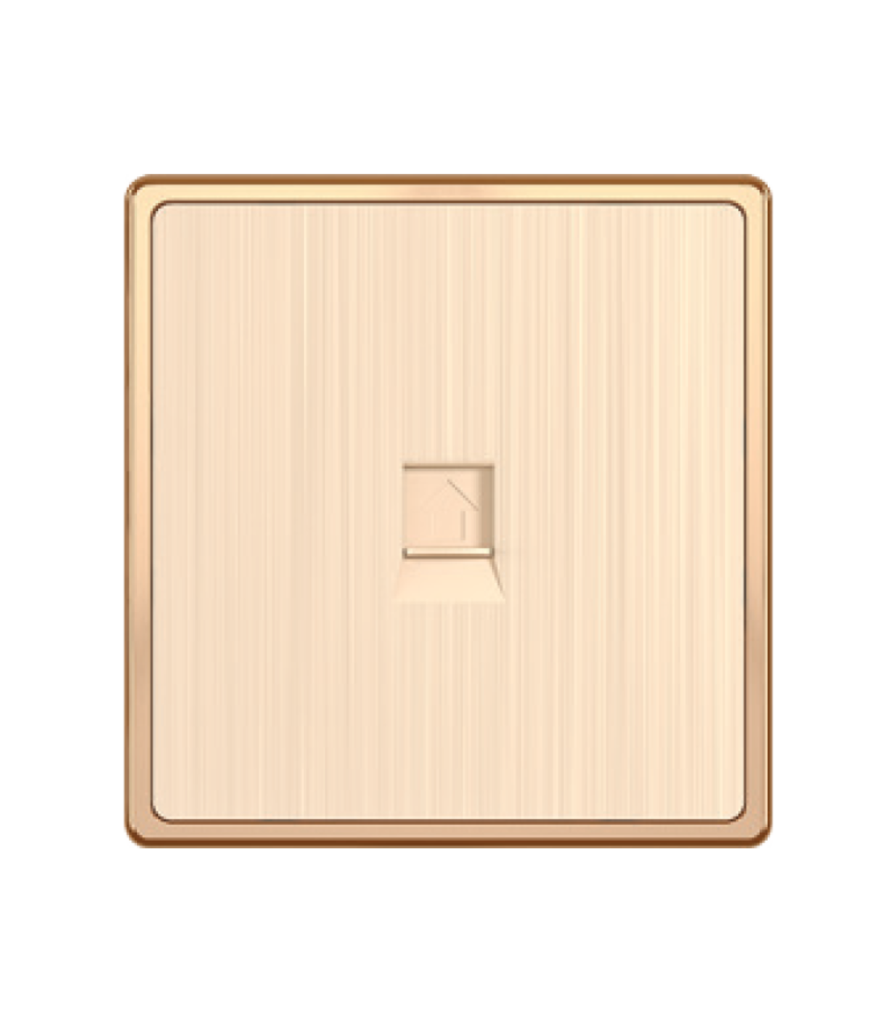Mặt ổ cắm điện thoại KT86x89mm mã S7TEL S7TEL MPE