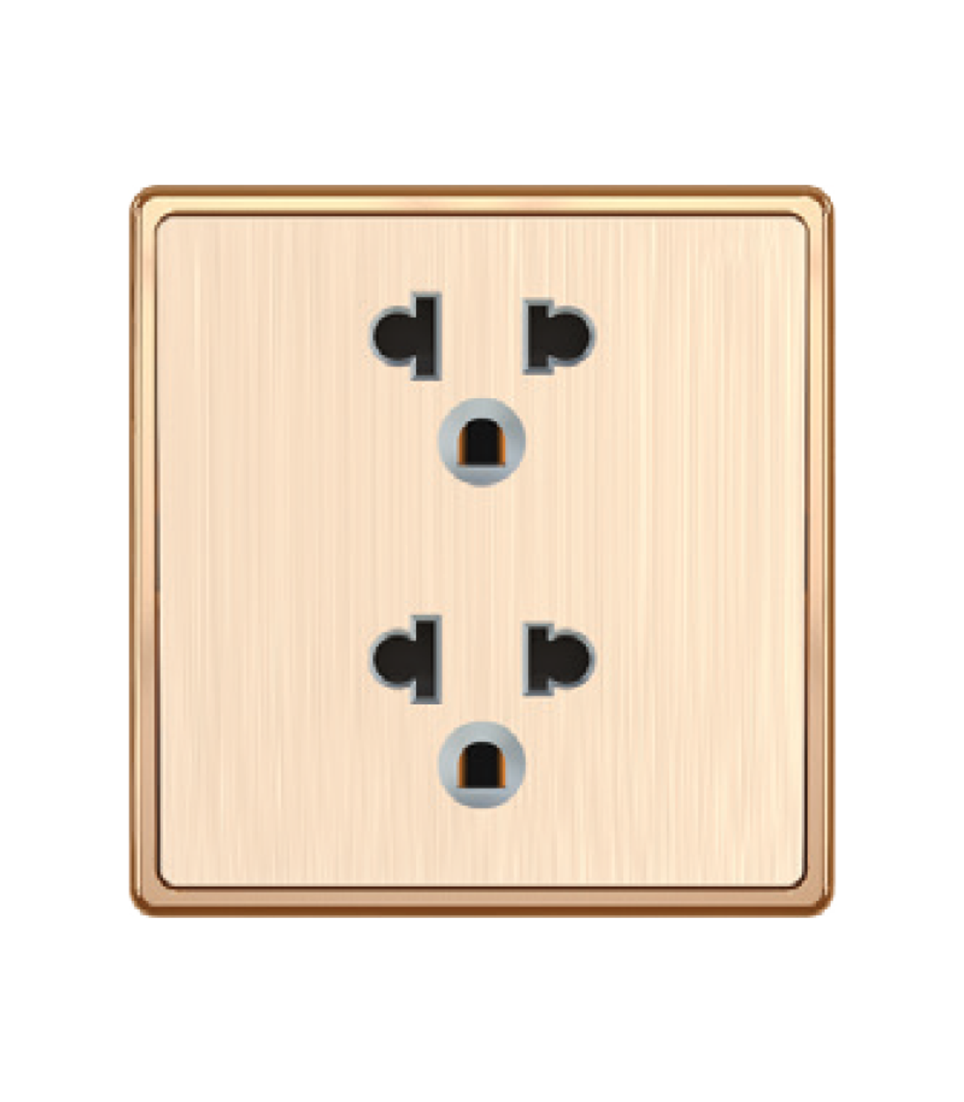 S7UES2-0-78 Mặt 2 ổ cắm 3 chấu KT86x89mm mã S7UES2 S7UES2 MPE