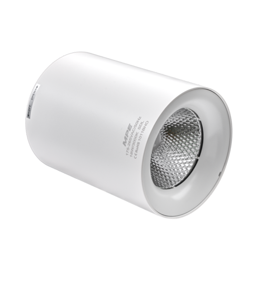 LED chiếu điểm gắn nổi 18W ánh sáng vàng SDL-18V SDL-18V MPE