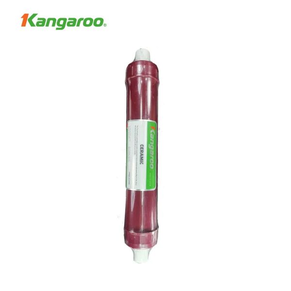 Lõi Lọc CERAMIC, 2 đầu, thân mầu nâu đỏ, nắp mầu nâu đỏ nối nhanh(XB) SPH0397020800