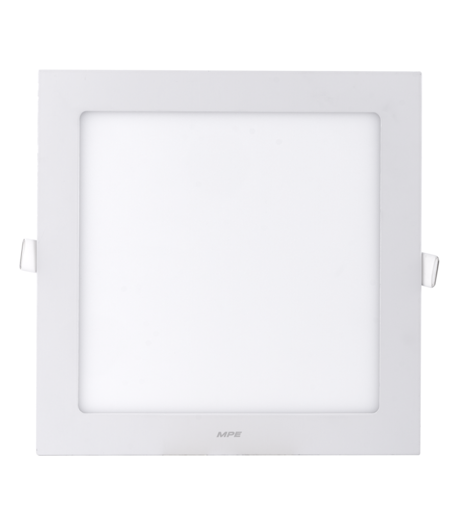 LED Panel âm trần nhôm mặt vuông 18W ánh sáng vàng SPL-18V SPL-18V MPE