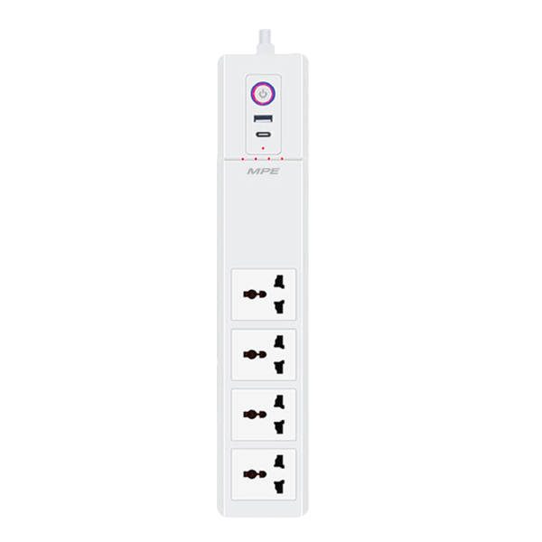 Ổ cắm di động thông minh tích hợp sạc USB type A Type C điều khiển Wifi SPS2 SPS2 MPE