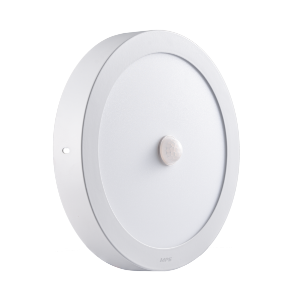 LED Panel ốp nổi nhôm, mặt tròn, cảm biến chuyển động 18W ánh sáng trắng SRPL-18T/MS SRPL-18T/MS MPE
