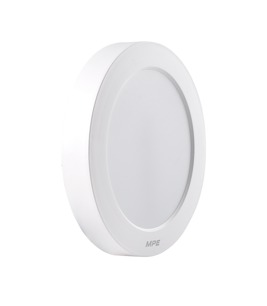 LED Panel ốp nổi nhựa, mặt tròn 12W ánh sáng trắng SRPL2-12T SRPL2-12T MPE