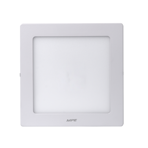 LED Panel ốp nổi nhôm, mặt vuông, điều chỉnh độ sáng 12W ánh sáng vàng SSPL-12V/DIM SSPL-12V/DIM MPE