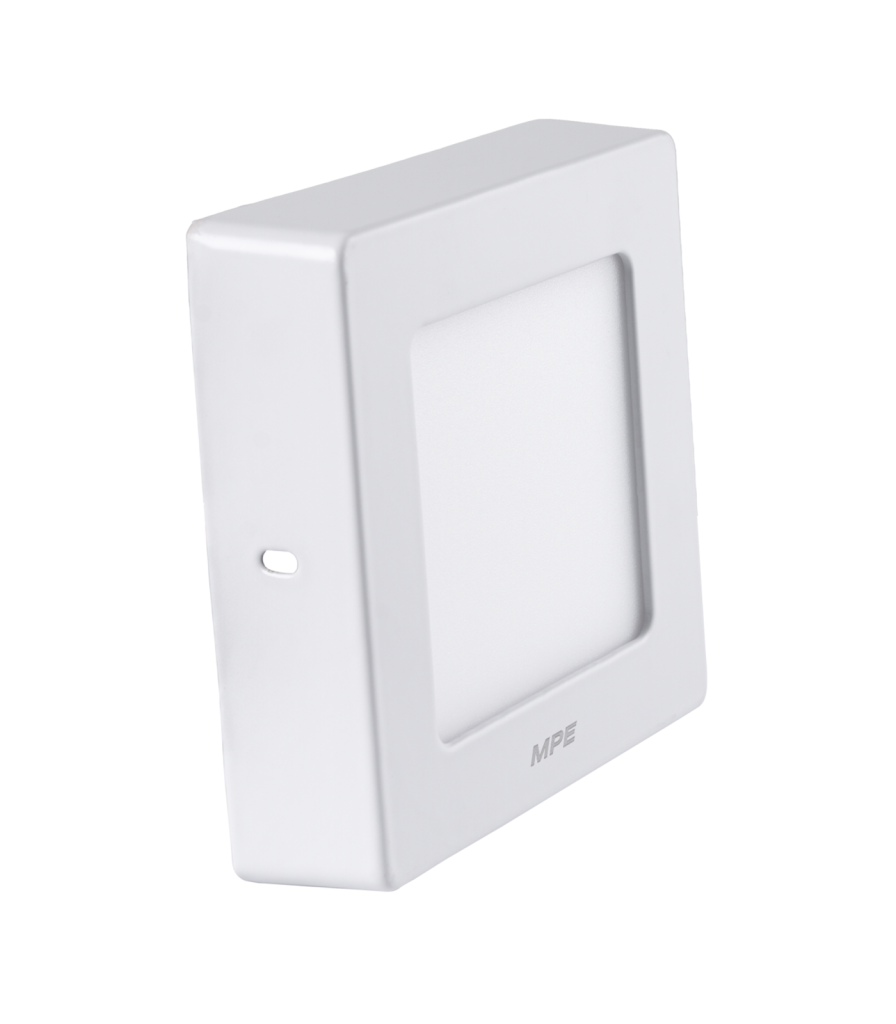 LED Panel ốp nổi nhôm, mặt vuông 6W ánh sáng vàng SSPL-6V SSPL-6V MPE