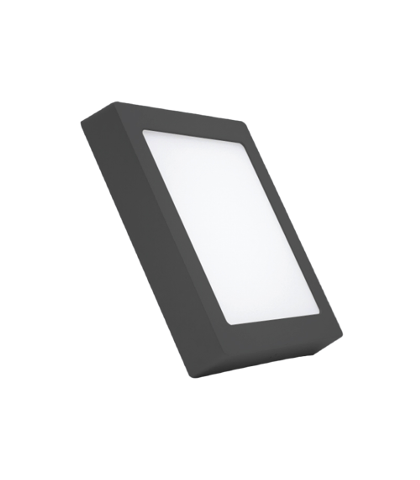 SSPLB-18V-0-78 LED Panel ốp nổi nhôm, thân đen, mặt vuông 18W ánh sáng vàng SSPLB-18V SSPLB-18V MPE
