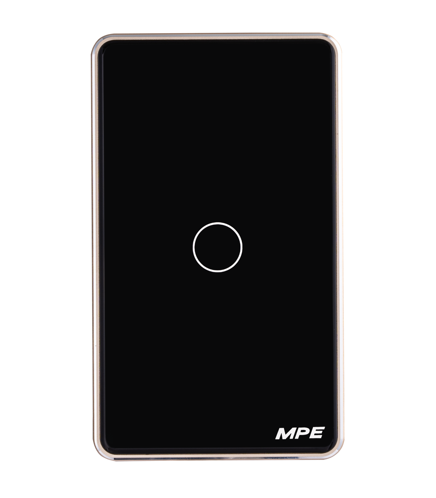 SWB1-SC-0-78 Mặt 1 công tắc màu đen viền vàng, điều khiển Wifi SWB1/SC SWB1/SC MPE