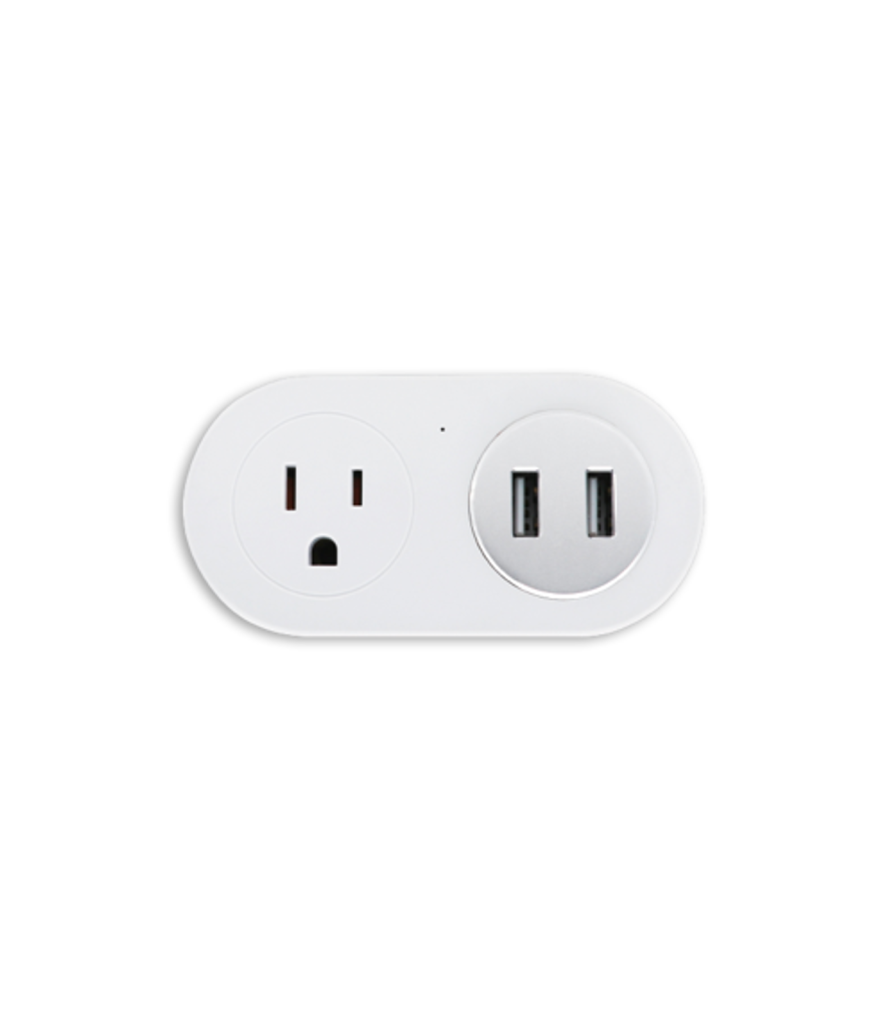 Ổ cắm 3 chấu, Tích hợp 2 cổng sạc USB thông minh, điều khiển Wifi SWP16-5 SWP16-5 MPE