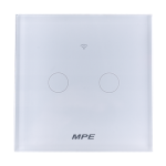 Mặt 2 công tắc hình vuông, điều khiển Wifi SWV2/SC SWV2/SC MPE