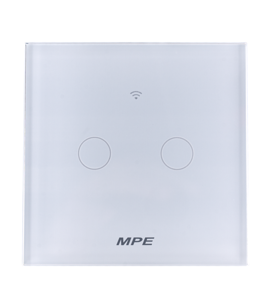 Mặt 2 công tắc hình vuông, điều khiển Wifi SWV2/SC SWV2/SC MPE