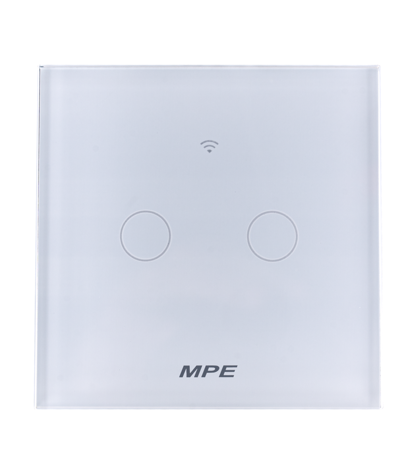 SWV2-SC-0-78 Mặt 2 công tắc hình vuông, điều khiển Wifi SWV2/SC SWV2/SC MPE