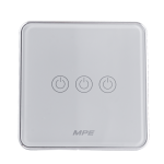 Mặt 3 công tắc hình vuông, điều khiển Zigbee SWV3/ZB SWV3/ZB MPE