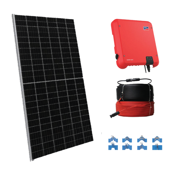 HỆ THỐNG ĐIỆN MẶT TRỜI 3.22 kWp 1 PHA (Gói bảo hành 5 năm Solar3225 MPE