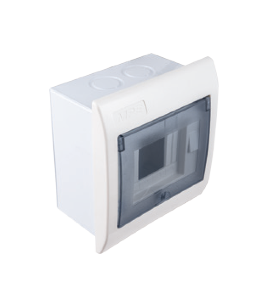 Tủ điện âm tường chứa MCB 2-4 cực mã T4 T4 MPE
